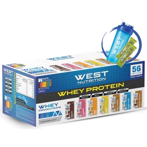 West Nutrition Whey Protein Tozu 56 Servis Saşe Mix