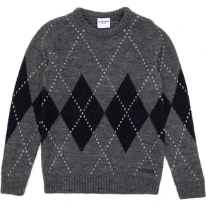 U.S. Polo Assn. Erkek Çocuk Açık Gri Melanj Kazak /Triko 50295513-VR091