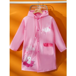 Pembe Kız Çocuk Yağmurluk