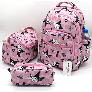 Mixx Store Karakter Desenli Folyo Beslenmeli ve Kalemlikli Kız İlkokul Çantası