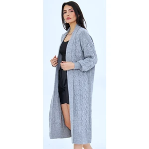 Kışlık Kadın Uzun Oversize Triko Hırka – Şık ve Konforlu Tasarım