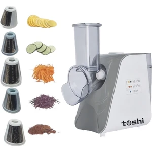 5 Başlıklı Elektrikli Çok Fonksiyonlu Sebze ve Meyve Doğrayıcı Rende - Rondo