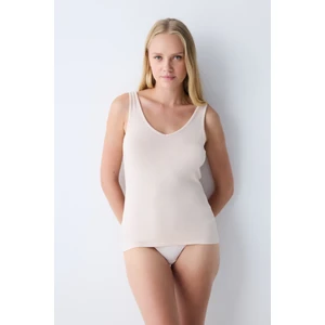 Wool Yünlü Açık Bej Atlet