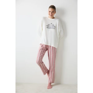 Aria Soft Ekru Sweatshirt