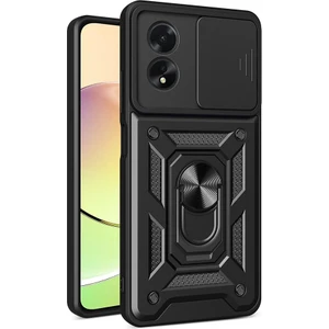 Oppo A38 Kılıf Magnetik Standlı Kamera Korumalı Sürgülü Vega Kapak