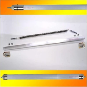 Büyük Boy Full Ufo Set 3000W Rezistans TELI+90CM Cam Tam Set Infrared Isıtıcı Filament Buzlu Cam