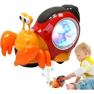 Emeklemeye Yardımcı Işıklı ve Müzikli Yengeç