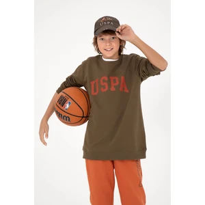 U.S. Polo Assn. Erkek Çocuk Haki Sweatshirt 50293474-VR027