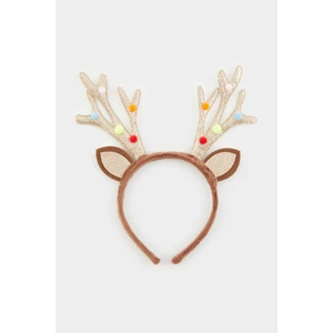 Yılbaşı Temalı Ren Geyiği Figürlü Taç E3889AXNS