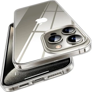Apple iphone 15 Pro Kılıf Clearcase Şeffaf Sert Ince Slim Mika Kılıf Kapak