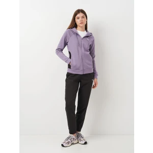 Classic Hooded Tracksuit Fl Kadın Mor Günlük Stil Eşofman Takımı 68303530