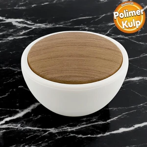Piyano Polimer Düğme Kulp Dışbükey Aytaşı Ceviz Dolap Mobilya Mutfak Dolabı Çekmece Kulpu Kulbu