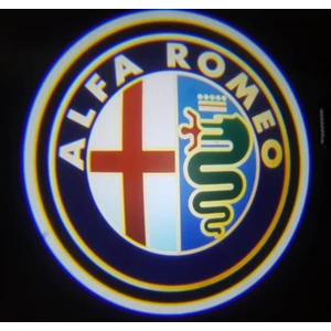 Alfa Romeo Araçlar Için Pilli Yapıştırmalı Kapı Altı LED Logo
