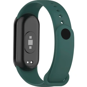 Mi Band 8 , Mi Band 9 ve Mi Band 10 ile Uyumlu Kordon Spor Jel Silikon Kayış