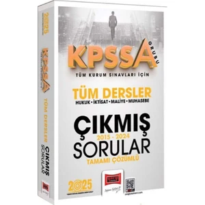 Yargı Yayınevi 2025 Kpss A Grubu Tüm Kurum Sınavları İçin Tüm Dersler 10 Yıl Çıkmış Sorular