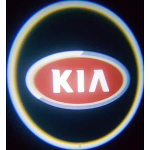 Kia Araçlar Için Pilli Yapıştırmalı Kapı Altı LED Logo