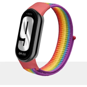Mi Band 8 ve Mi Band 9 ile Uyumlu Kordon Spor Kumaş Cırt Cırtlı Kayış