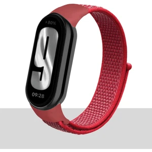 Mi Band 8 , Mi Band 9 ve Mi Band 10 ile Uyumlu Kordon Spor Kumaş Cırt Cırtlı Kayış