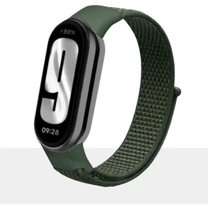 Mi Band 8 , Mi Band 9 ve Mi Band 10 ile Uyumlu Kordon Spor Kumaş Cırt Cırtlı Kayış