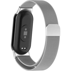 Mi Band 8 , Mi Band 9 ve Mi Band 10 ile Uyumlu Kordon Hasır Örgü Metal Mıknatıslı Kayış