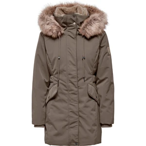 Onlnewpriska Içi Peluş Astarlı Kapüşonlu Parka Bayan Parka 15300627