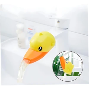 Cocoloco Home Çocuklar için Eğitici ve Güvenli Musluk Uzatma Başlığı Aparatı Sevimli Ördek