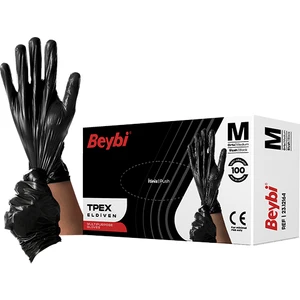 Tpex Eldiven Siyah - 100'LÜK Kutu