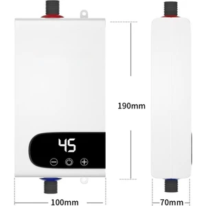 4500W Elektrikli Su Isıtıcısı - Hızlı Anında Isınma Küçük Elektrikli Su Isıtıcısı Sabit Sıcaklık Ab Fişi (Yurt Dışından)