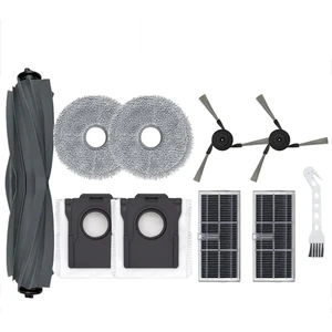 Dreame X40 Ultra / X40 Pro Ultra Robot Süpürge Ana Yan Fırça Paspas Hepa Filtre Toz Torbaları Yedek Parçaları (Yurt Dışından)