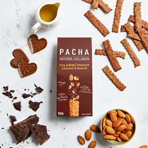 Natural Collagen Kolajenli Kraker Çikolatalı Bademli