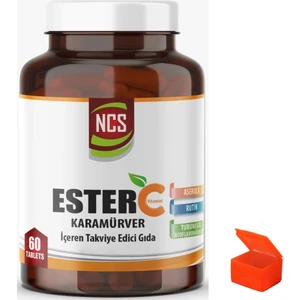Ester C Vitamini 1000 Mg Kara Mürver 60 Tablet - Hap Kutusu