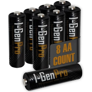 I-Gen Batteries I-Gen Pro P103 8 Adet AA 2950 mAh Şarj Edilebilir Kalem Pil 1.2V Ni-MH Şarjlı Pil
