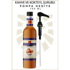 Kahve Şurubu  Karamel 70 cl + Pompa