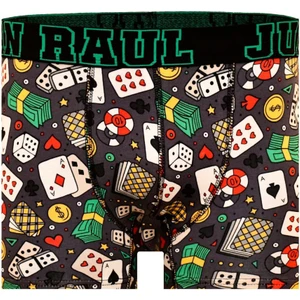 Juan Raul Munivy Juan Raul Poker Zar Desenli Renkli Rahat Erkek Boxer