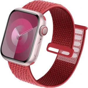 Apple Watch 11-10 42MM 5 6 7 8 9 Se Uyumlu 38 40 41MM Kumaş Hasır Cırtlı Kordon