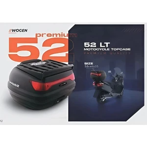 Motosiklet Çantası 52 Lt Siyah