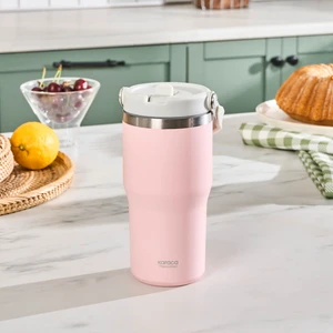 Star Ice Çelik Sızdırmaz Termos 550 ml Pembe