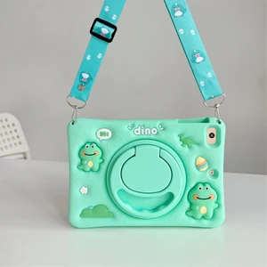 Apple iPad Air 1 9.7" Kılıf Cute Dolls Standlı Eğlenceli 3D Karekterli Çocuk Kılıfı A1474 A1475 A1476