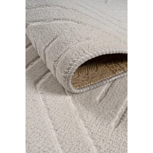 Sere Serpe Kaymaz Taban Yıkanabilir Modern Salon Mutfak Oturma Odası Çocuk Odası Halısı 5025 Krem