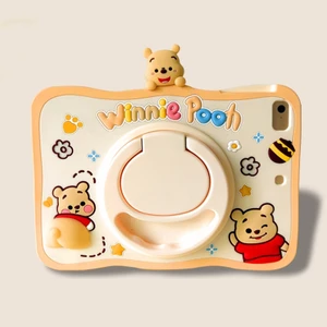 Samsung Galaxy Tab A9 8.7inç X110 X113 X115 X117 Kılıf Cute Dolls Standlı Eğlenceli 3D Karekterli Çocuk Kılıfı