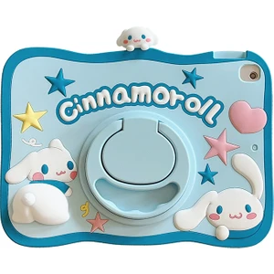 Samsung Galaxy Tab A8 10.5 SM-X200 2021 Kılıf Cute Dolls Standlı Eğlenceli 3D Karekterli Çocuk Kılıfı
