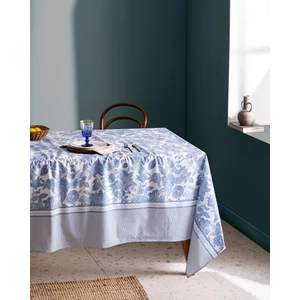Madame Coco Nawelle Masa Örtüsü - Mavi - 160 x 160  cm