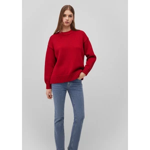 Bisiklet Yaka Kırmızı KAZAK1710516-88609