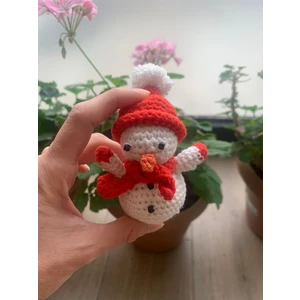 Eray Store El Yapımı Kardan Adam Anahtarlık