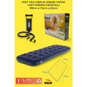 Voıt Tek Kişilik Şişme Yatak Pompa Hediyeli
