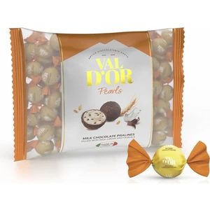 Val D’or Yuvarlak 1000 Gr. (1 Turuncu Poşet) Sütlü Çikolata Sütlü Krema Dolgulu Tahıl Patlaklı