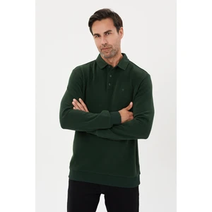 Tony Montana Tony Classics Kadife Selanik Polo Yaka Sweatshirt- KS-1491