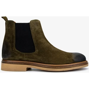 Erkek Deri Yeşil Casual Bot 537 3570 Erk Bot SK24-25 Bosco Suet