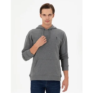 U.S. Polo Assn. Erkek Antrasit Melanj Sweatshirt 50298271-VR081