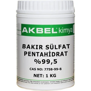 Bakır Sülfat Pentahidrat %99,5  1 kg